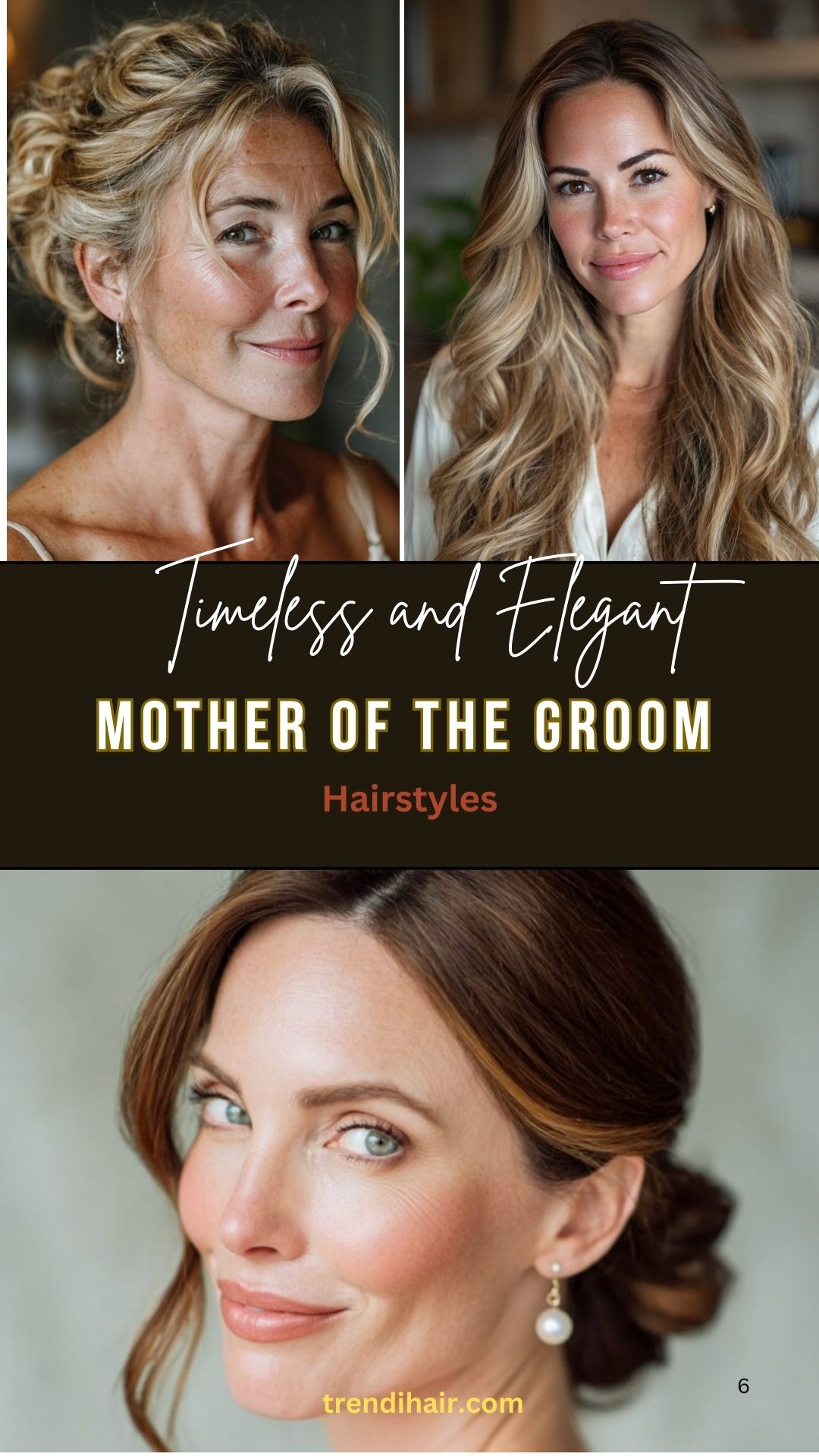 Timeless and Elegant Mother of the Groom Hairstyles
