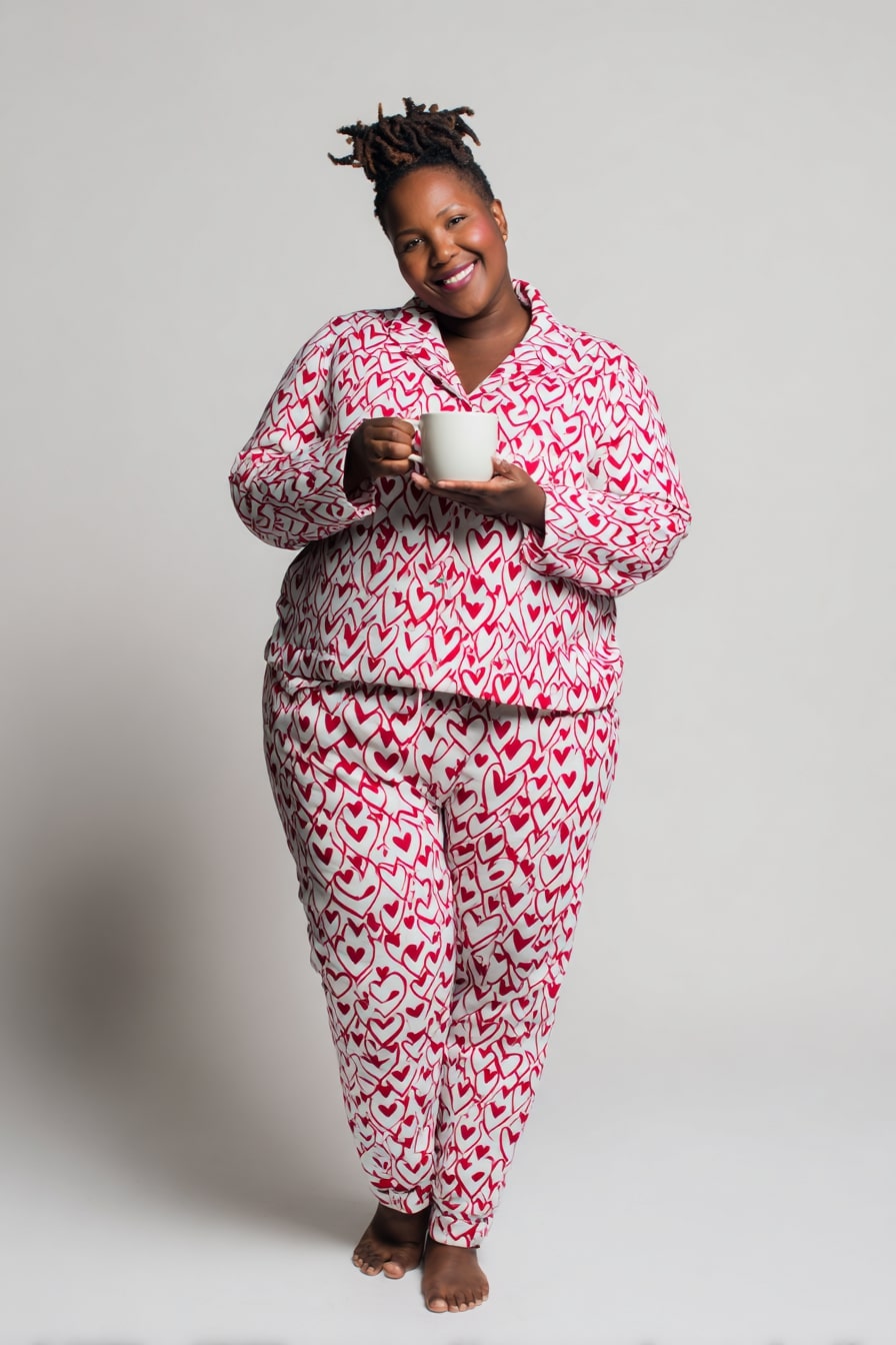 Cozy Valentine’s Pajama Set for Self-Care Nights