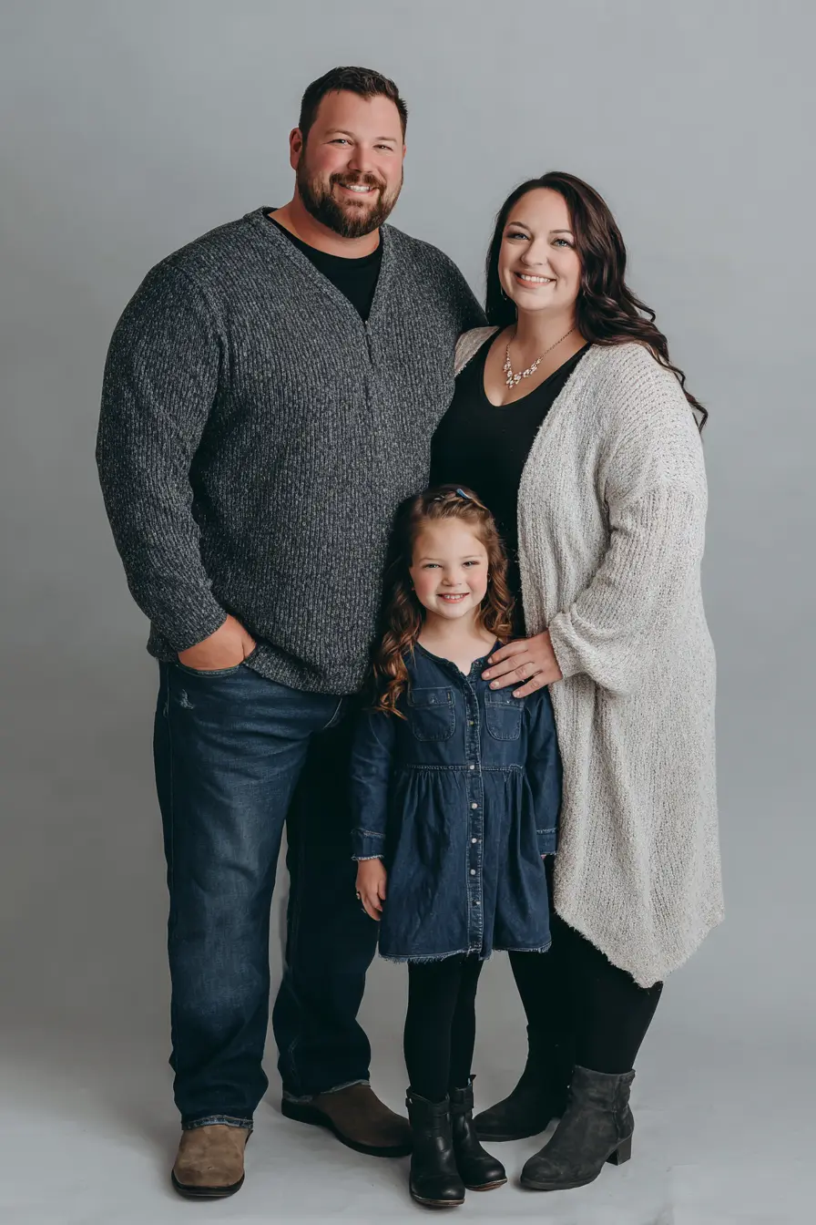 Ribbed Sweater + Straight Jeans