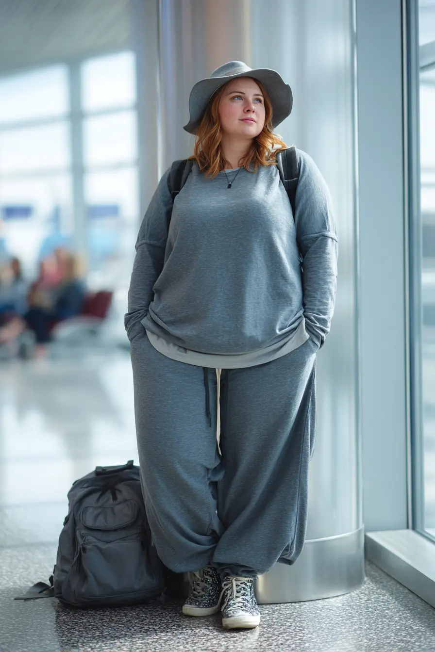 Soft Knit Pullover + Flowing Travel Joggers