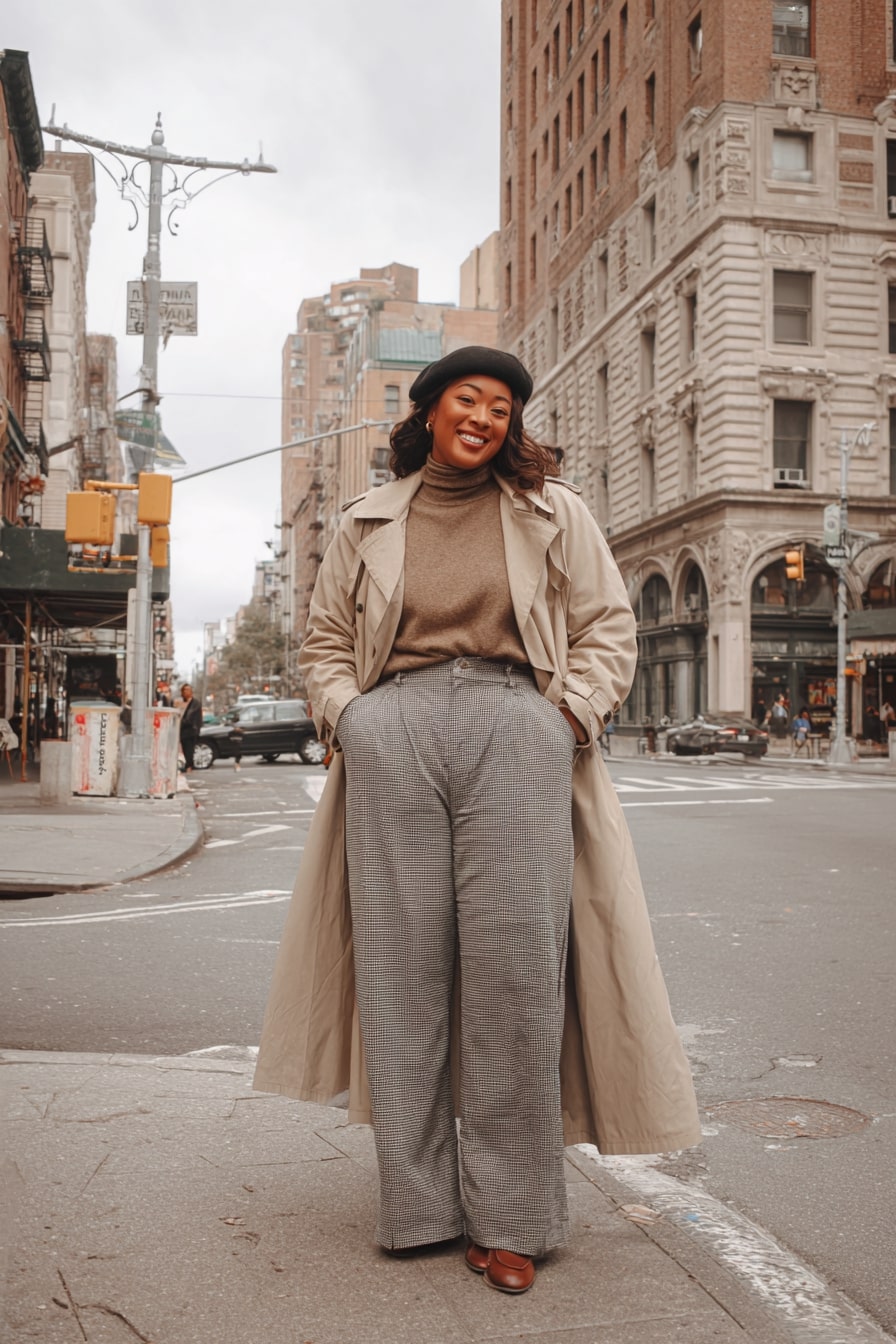 Trench Coat Chic with a Parisian Touch