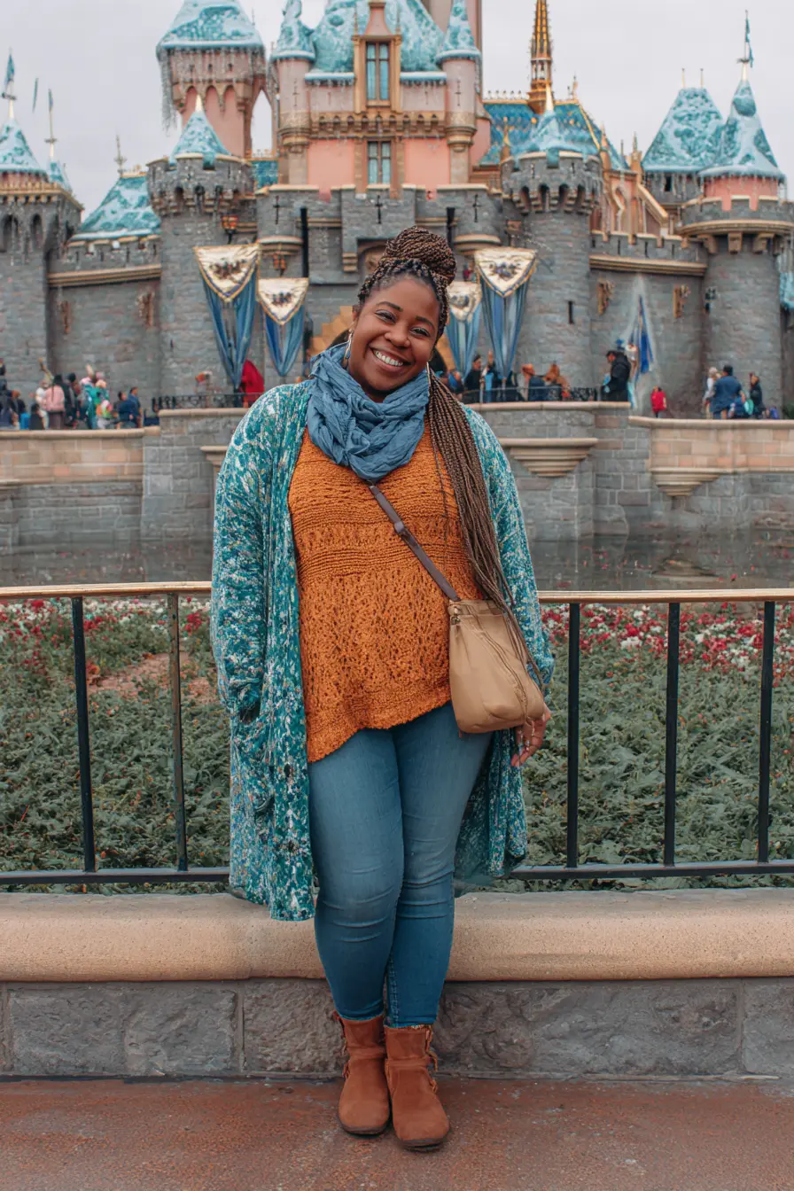 Teal Duster Knit + Burnt-Orange Texture