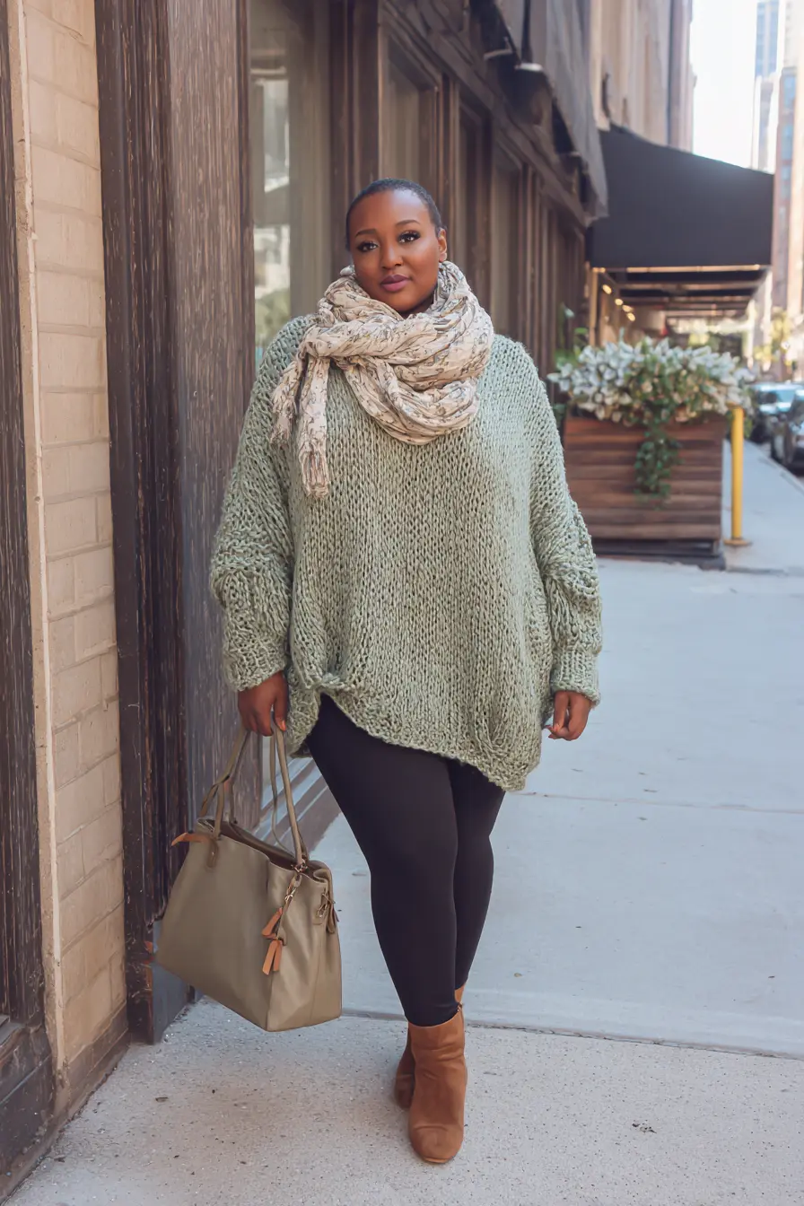 Tunic Sweater + Leggings Cozy Combo