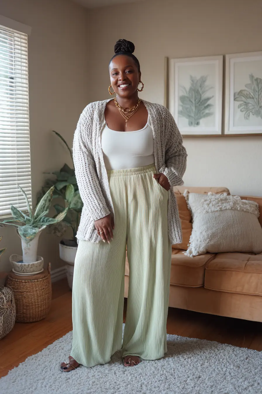 Cozy Fall Look with Soft Knit Layers