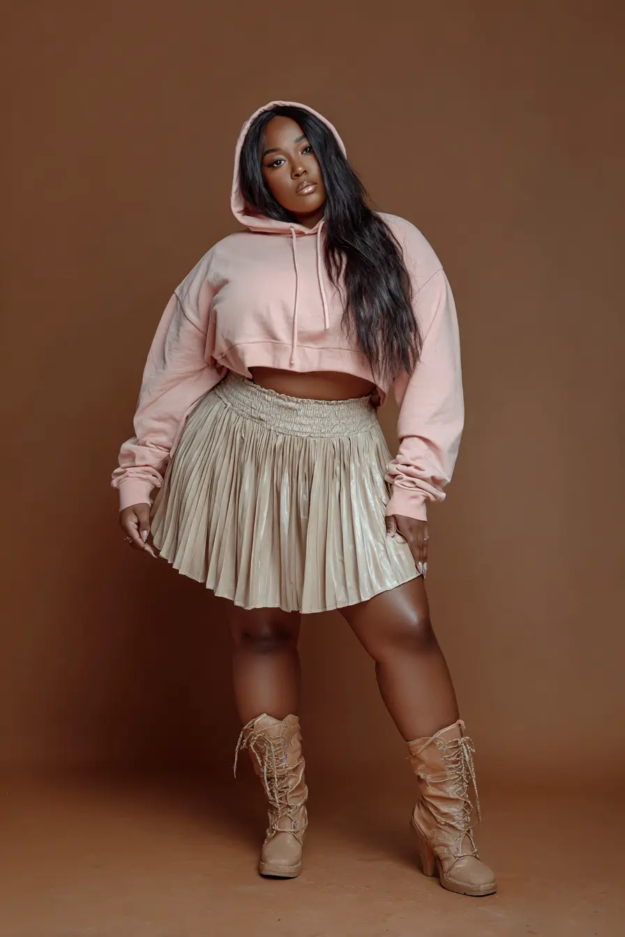 Sporty Chic Vibes with a Flirty Fall Twist