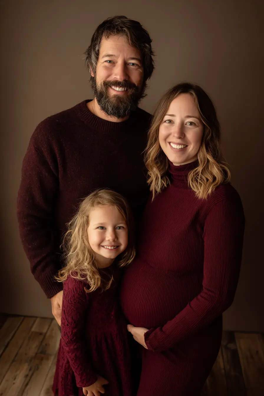 Cranberry Knit Sweater + Ribbed Dress