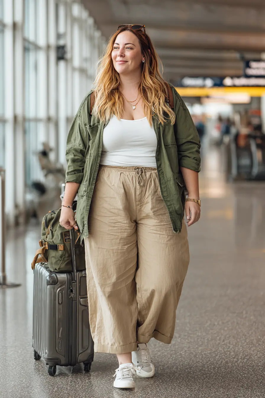 Utility Jacket Layer + Easy Wide-Leg Joggers