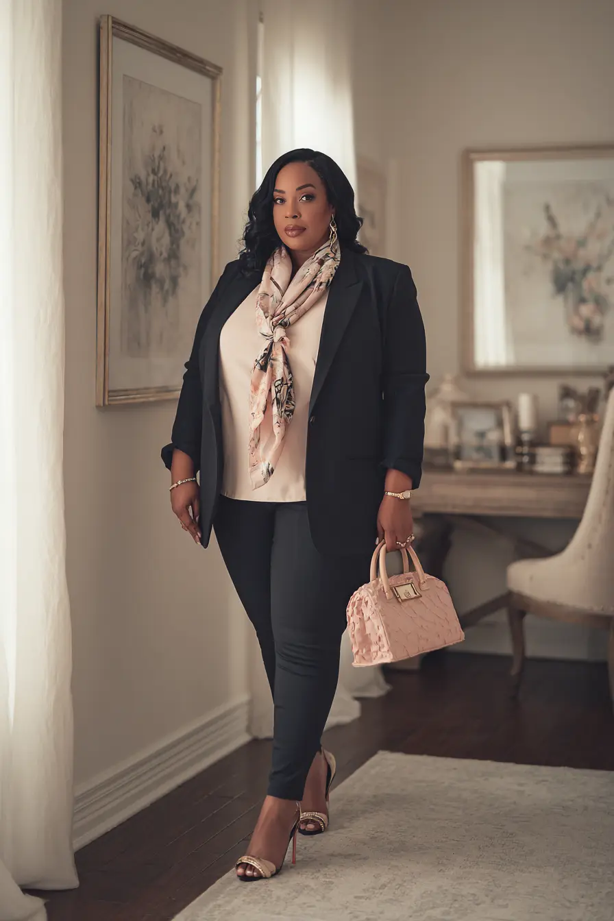 Tailored Blazer + Slim Leggings