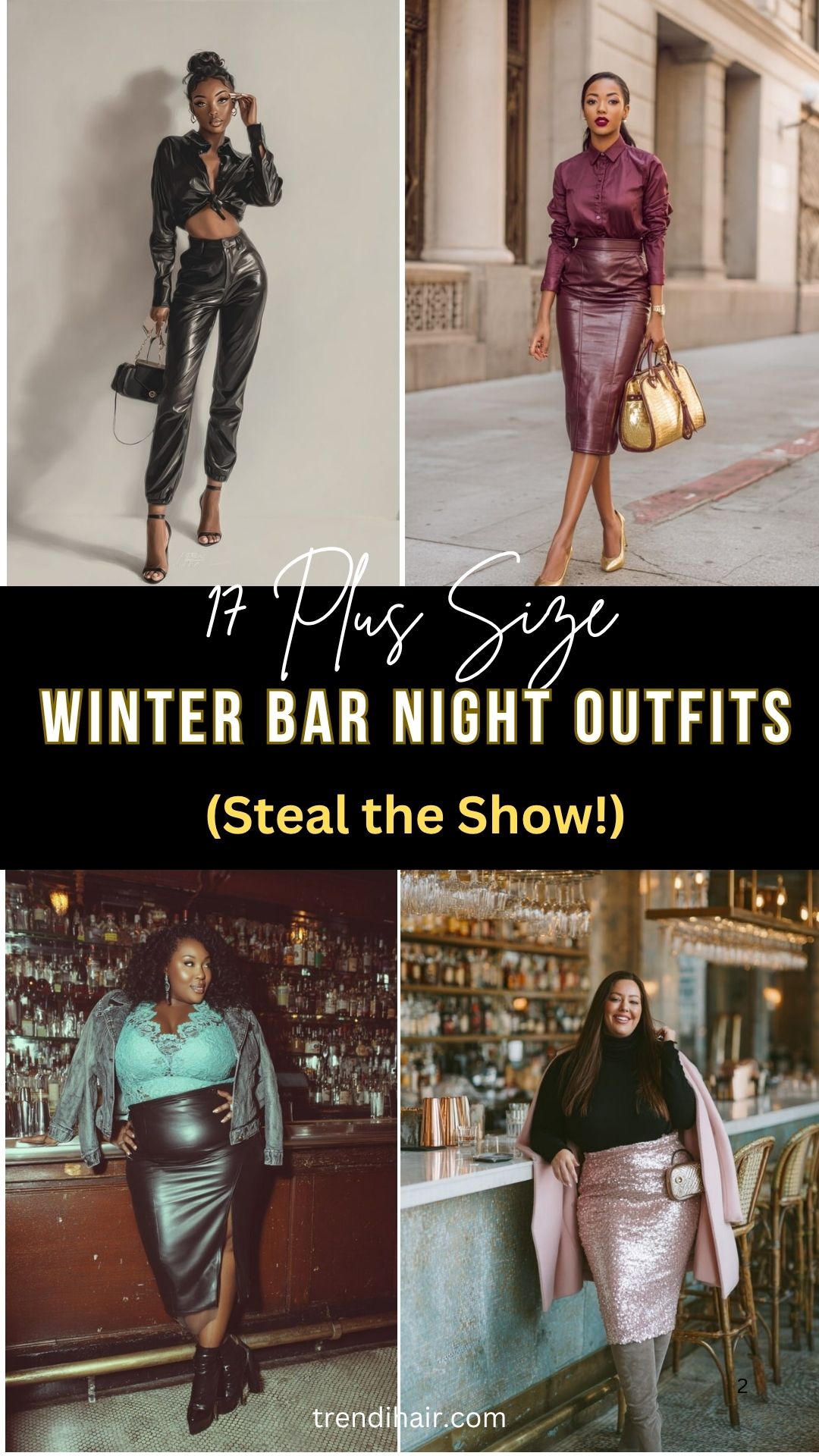 17 Plus Size Winter Bar Night Outfits (Steal the Show!)