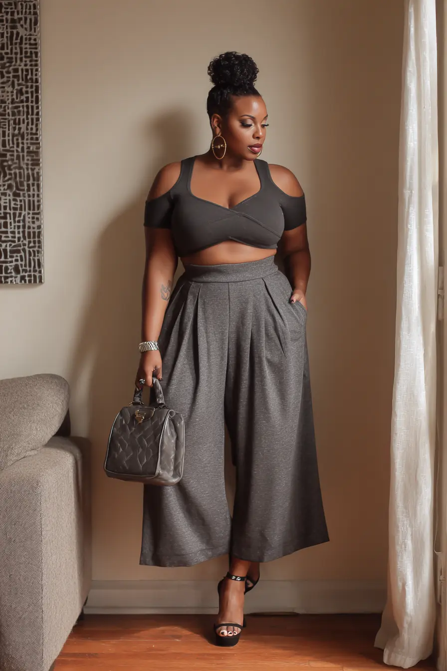 Sleek Monochrome Elegance for Fall Evenings