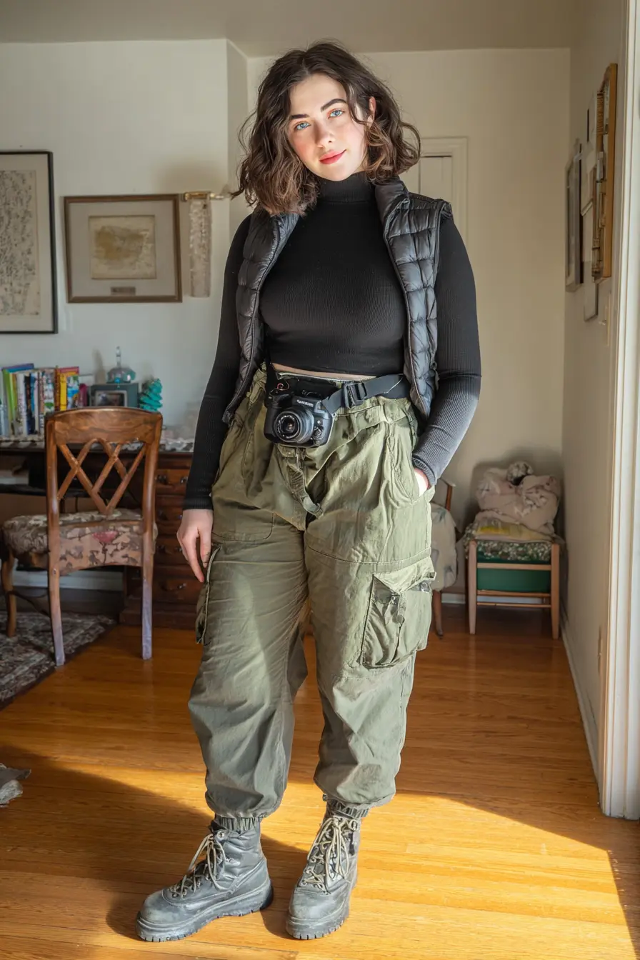 Effortless Utility Style with Cargo Pants