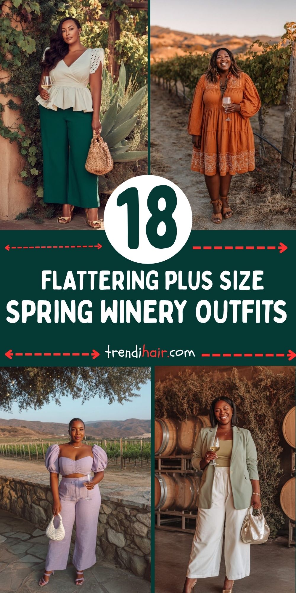 18 Flattering Plus Size Spring Winery Outfits That’s Wow