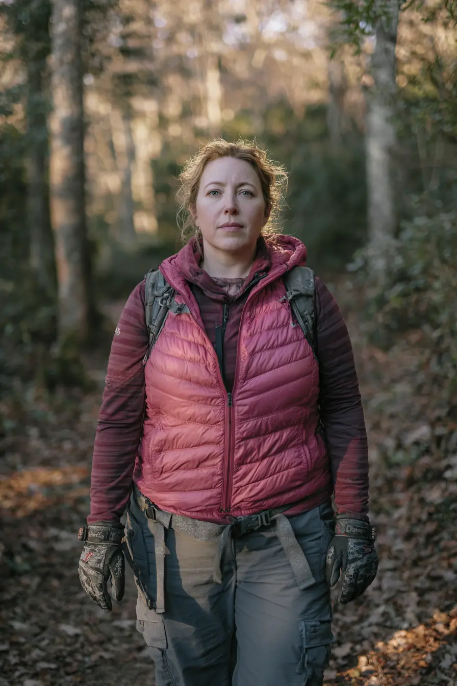 Puffer Vest + Fleece Pants