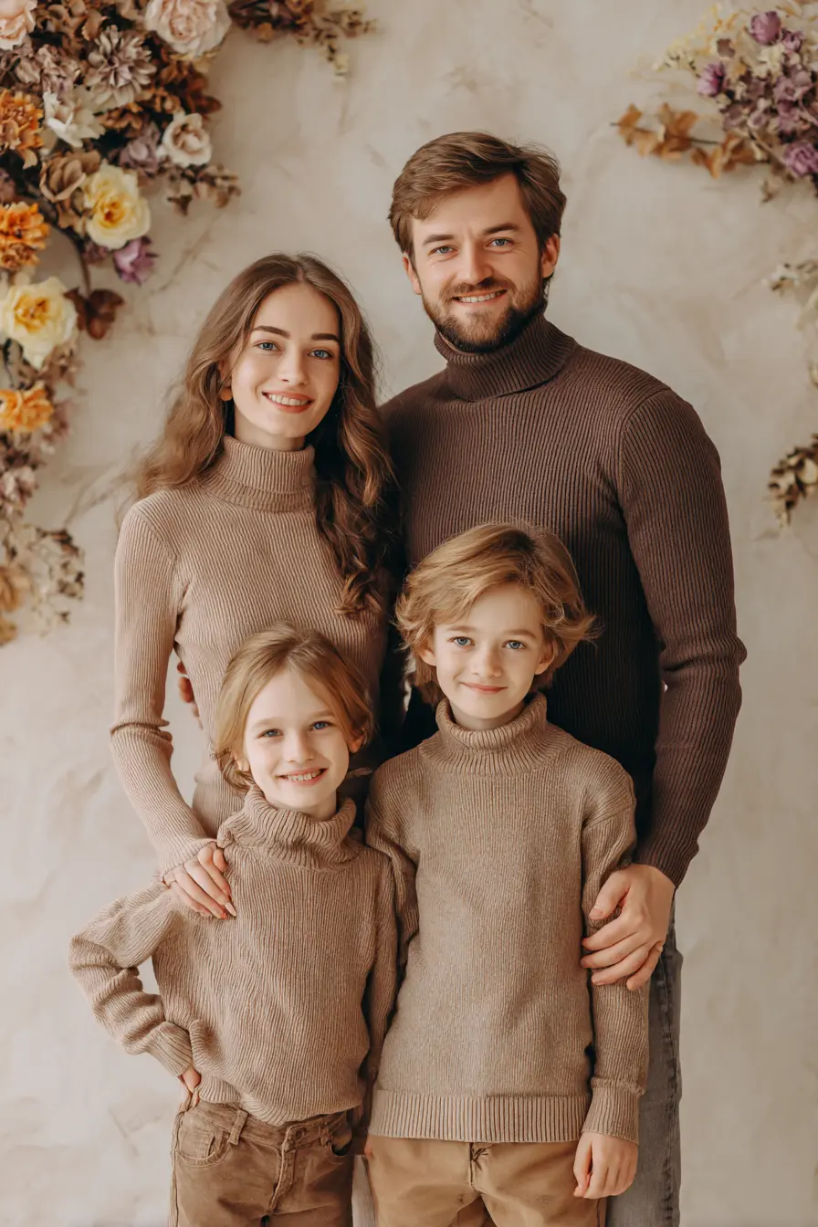 Camel Turtleneck Sweater + Neutral Tones