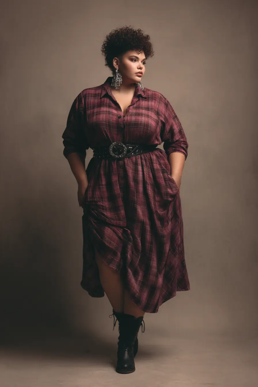 Rustic Plaid with a Chic Twist