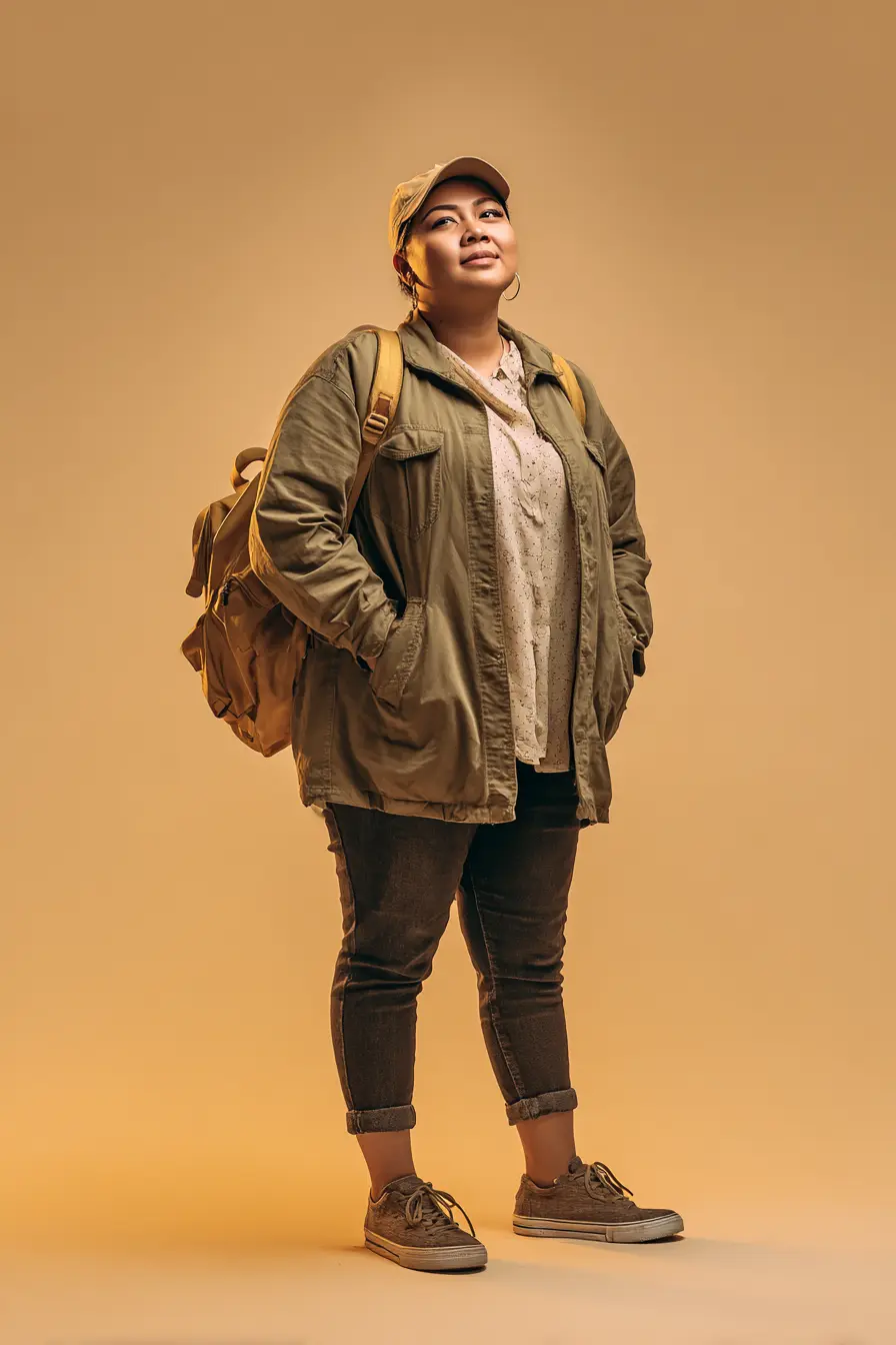 Utility Overshirt Jacket + Cuffed Legging Jeans