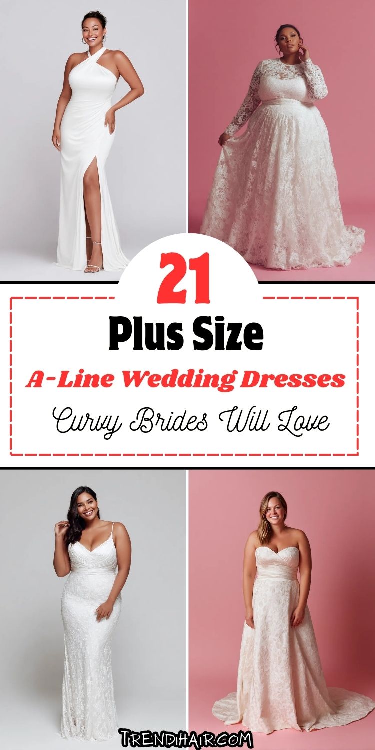 21 Plus Size A-Line Wedding Dresses Curvy Brides Will Love