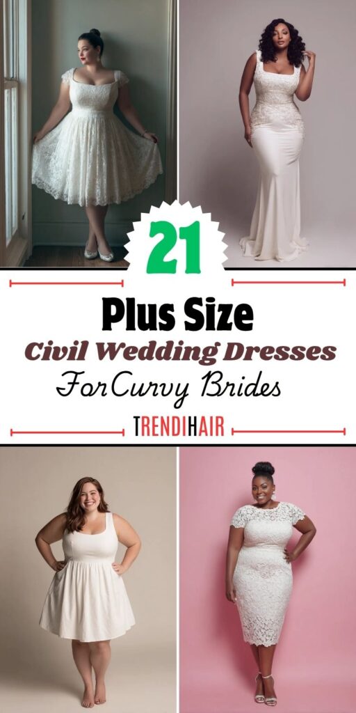 21 Plus Size Civil Wedding Dresses Curvy Brides Will Love