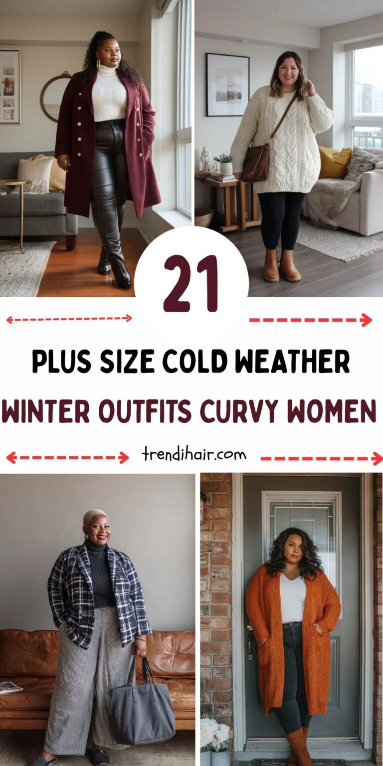 21 Plus Size Cold Weather Winter Outfits Curvy Women Love

