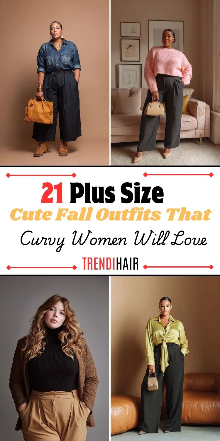 21 Plus Size Cute Fall Outfits That Curvy Women Will Love