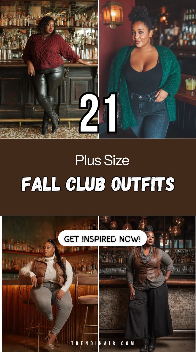 21 Plus Size Fall Club Outfits That Curvy Women Love
