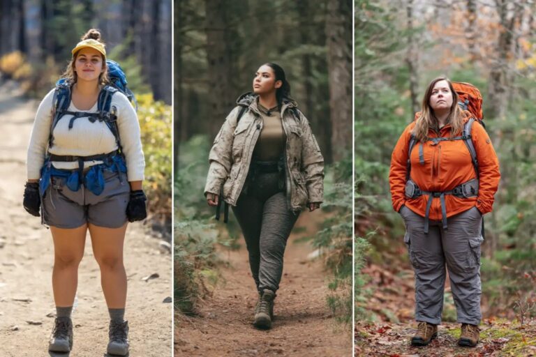 21 Plus Size Fall Hiking Outfits Curvy Women Will Love