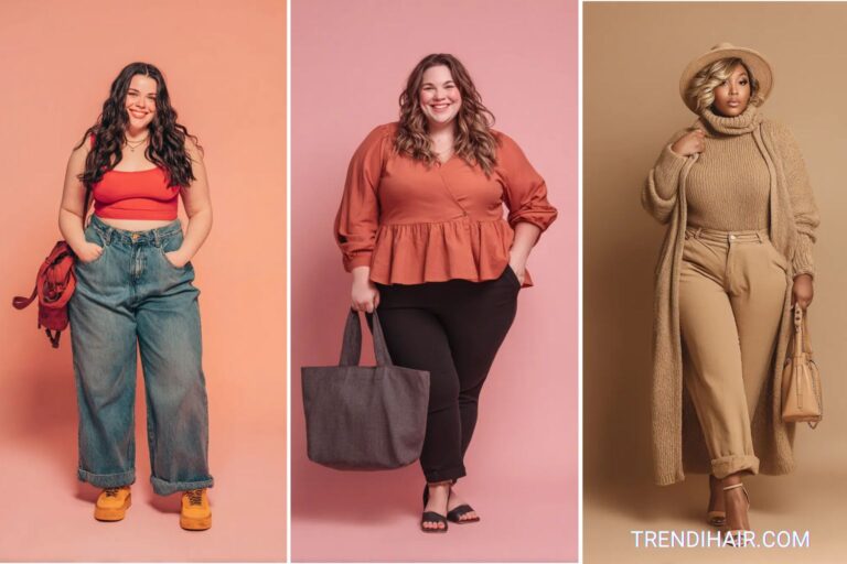 21 Plus Size Fall Outfits For Big Stomach Curvy Women Love