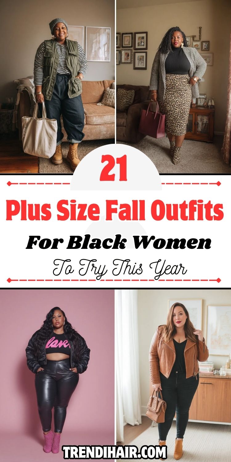 21 Plus Size Fall Outfits For Black Women To Try This Year
