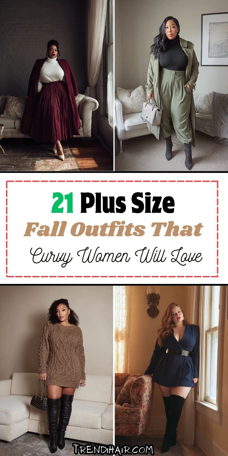 21 Plus Size Fall Outfits That Curvy Women Will Love