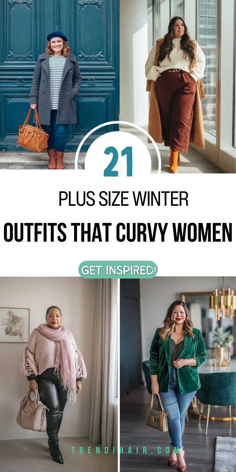 21 Plus Size Winter Outfits That Curvy Women Love