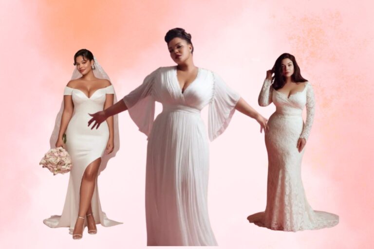21 Simple Plus Size Wedding Dresses Curvy Brides Will Love