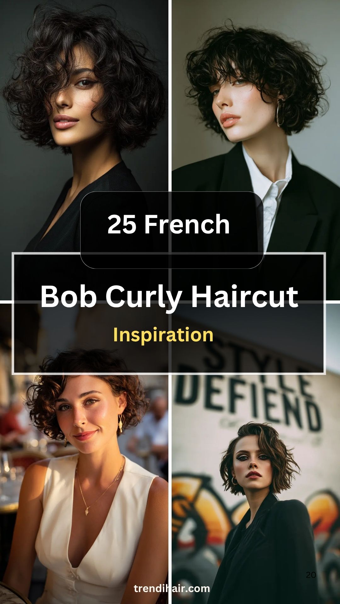 25 French Bob Curly Haircut Inspiration
