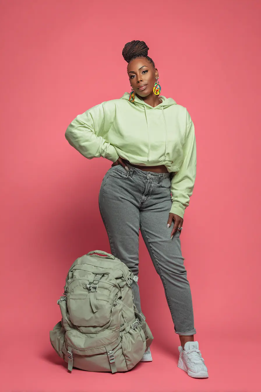 Casual Ease with a Pop of Pastel