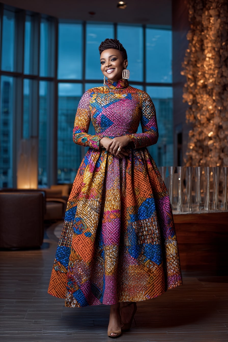 Colorful Print + Flowing Silhouette