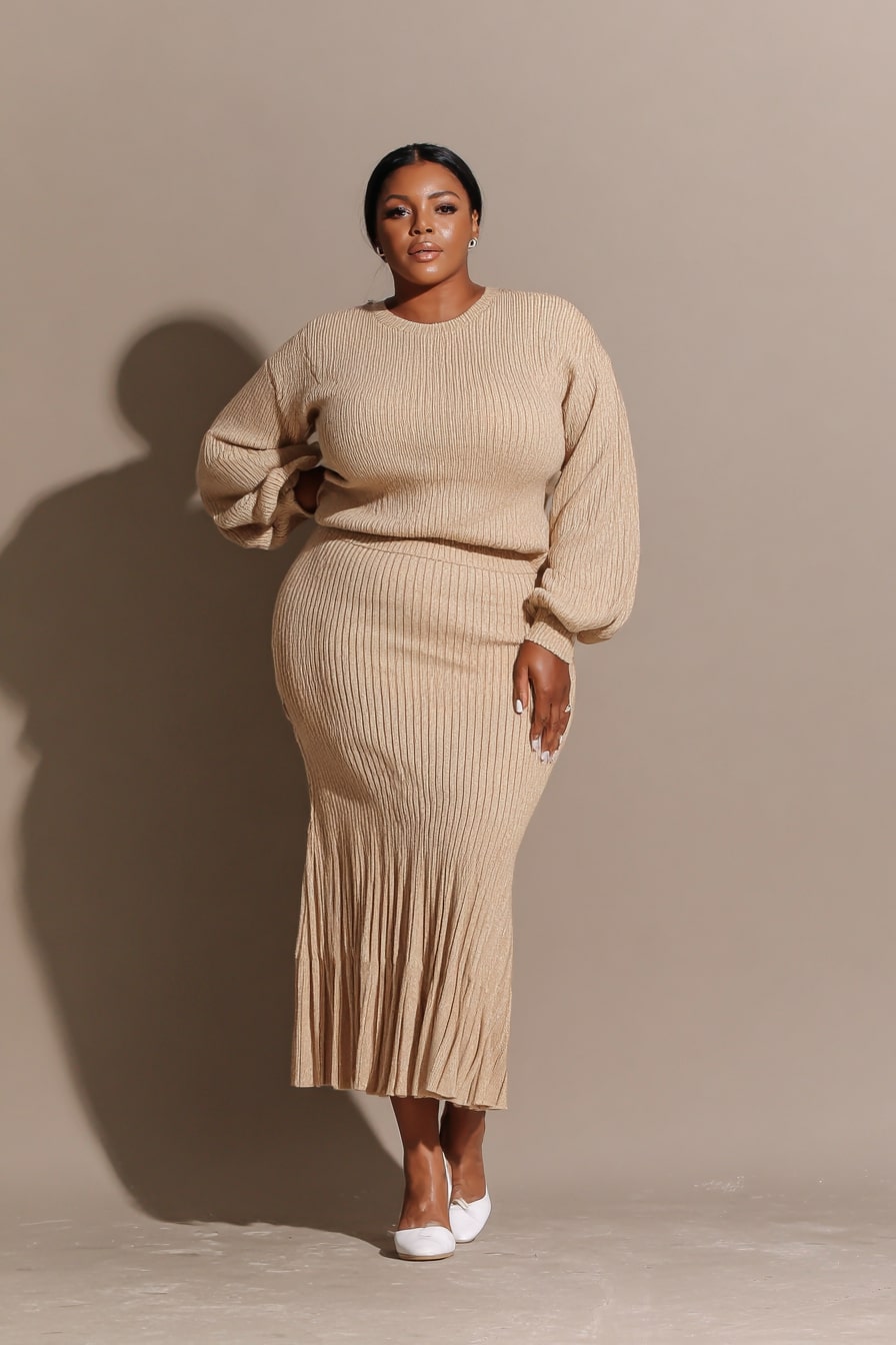 Ribbed Knit Set + Soft Neutrals