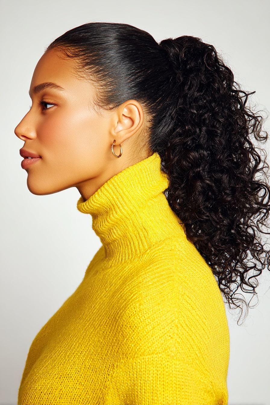 High Loc Bun + Clean Lines