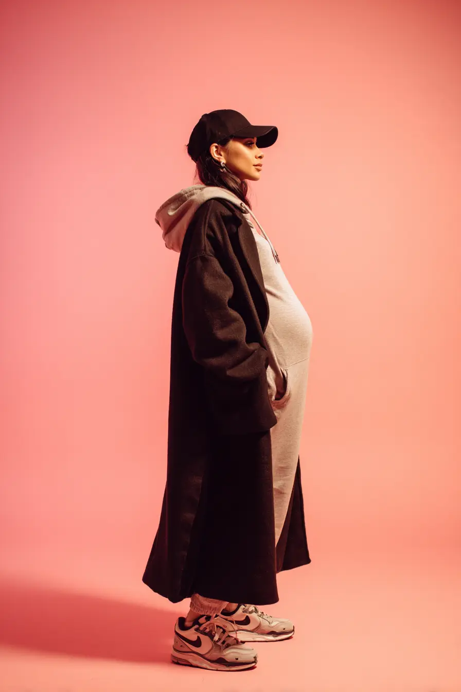 Oversized Hoodie + Longline Coat