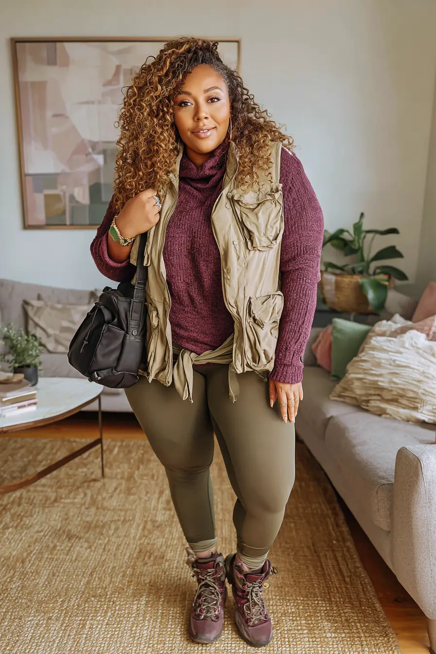 Fall Adventure Look with Layered Vest