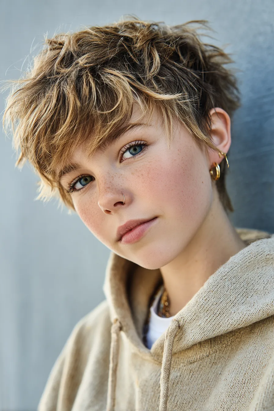 Playful Textured Pixie