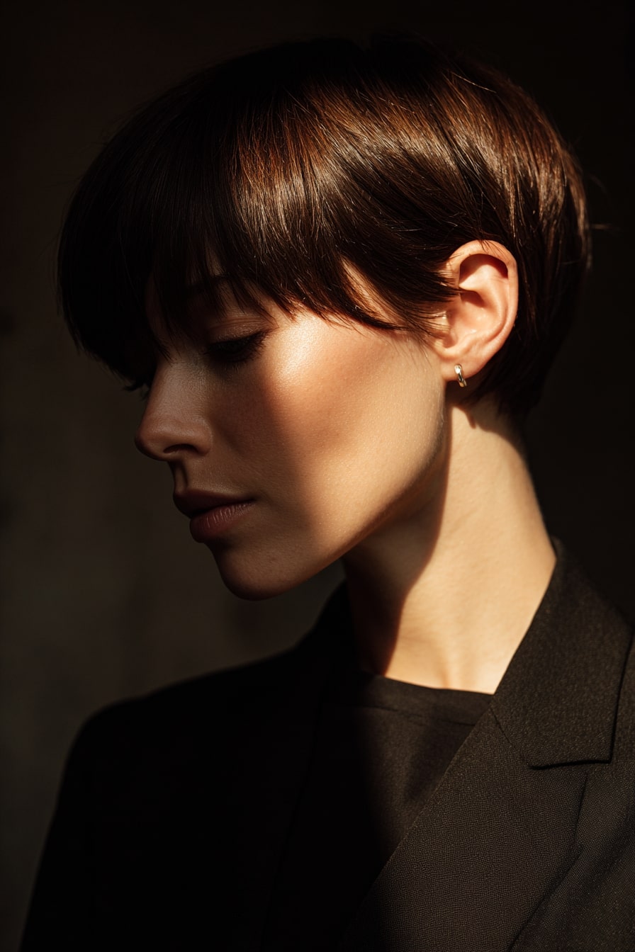 2. Sleek Parisian Pixie