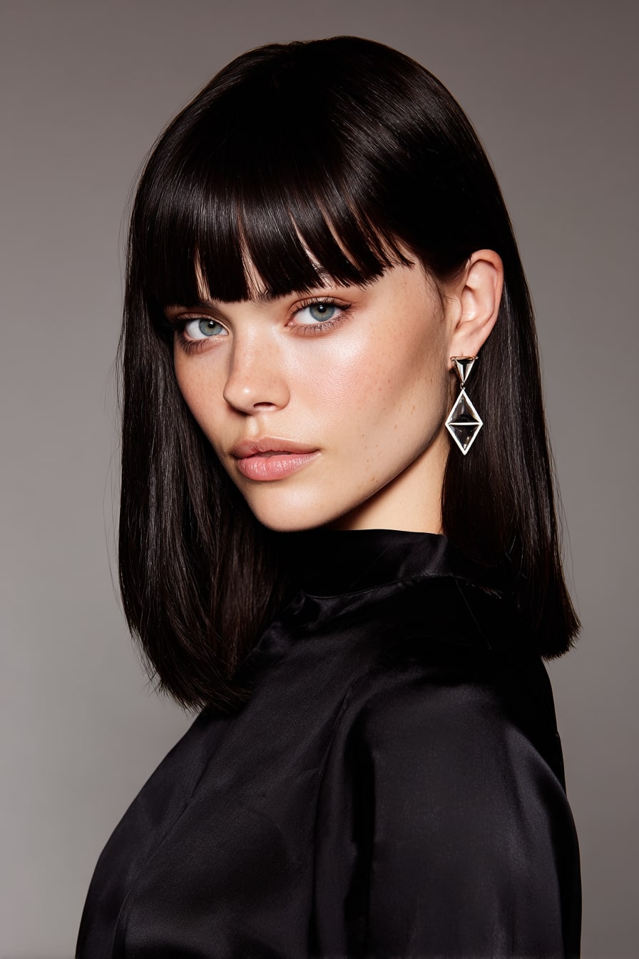 3. The Glossy Sculpted Lob