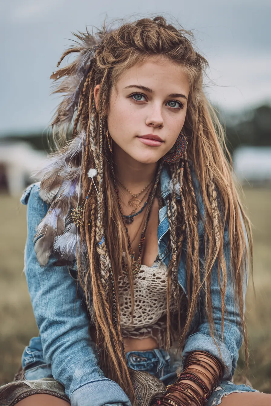 Free-Spirited Feather Layers