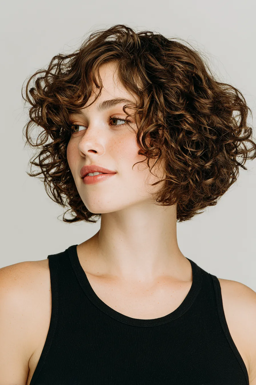 Defined Curl Bob