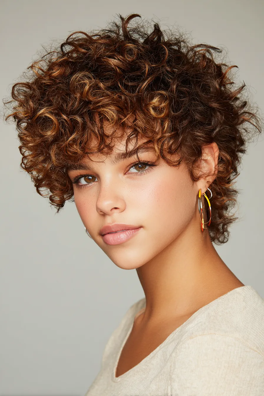 Curly Volume Pixie