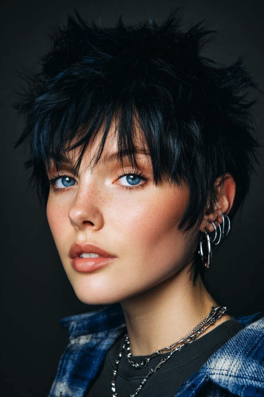 Textured Spiky Pixie