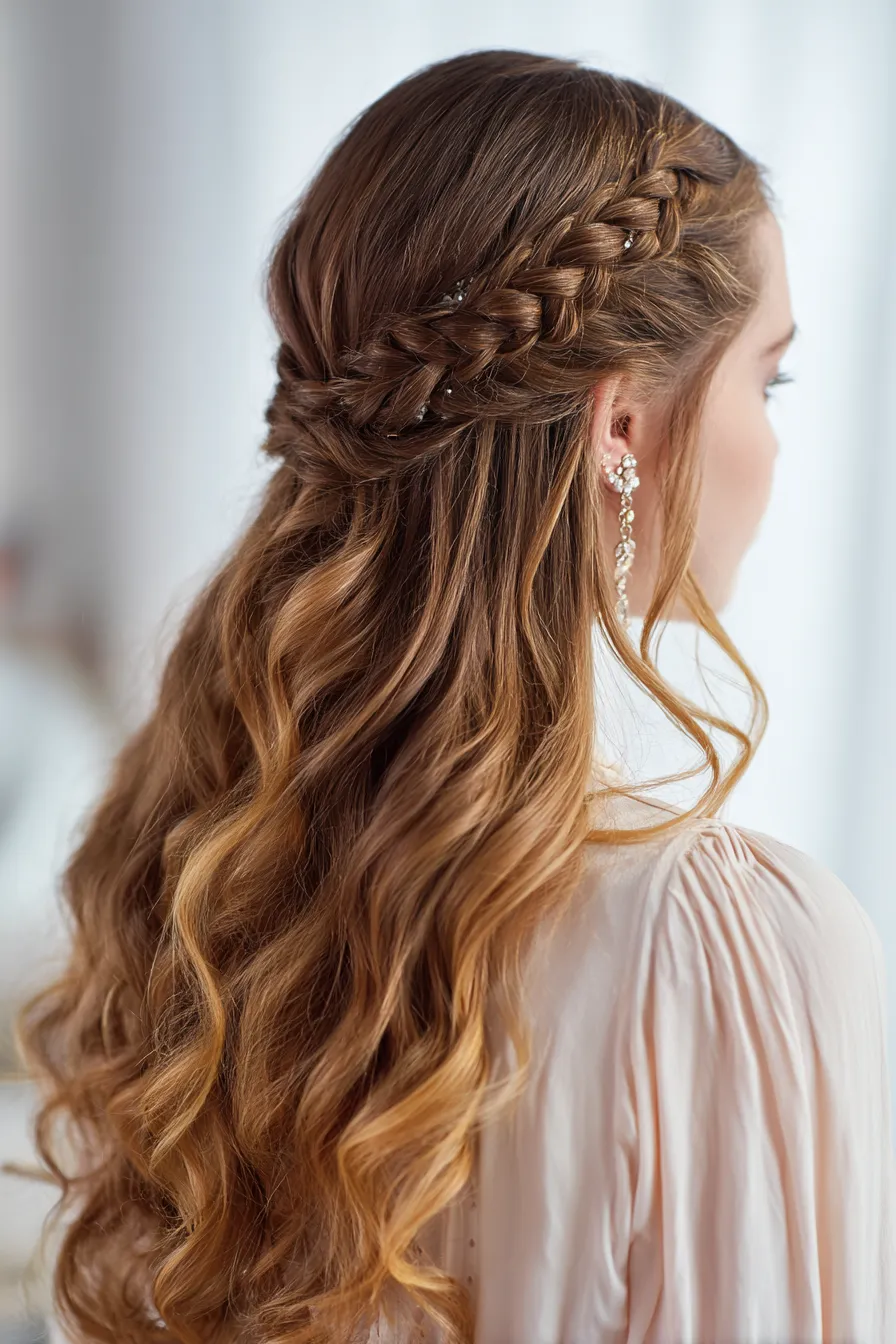 Braided Half-Down Waves