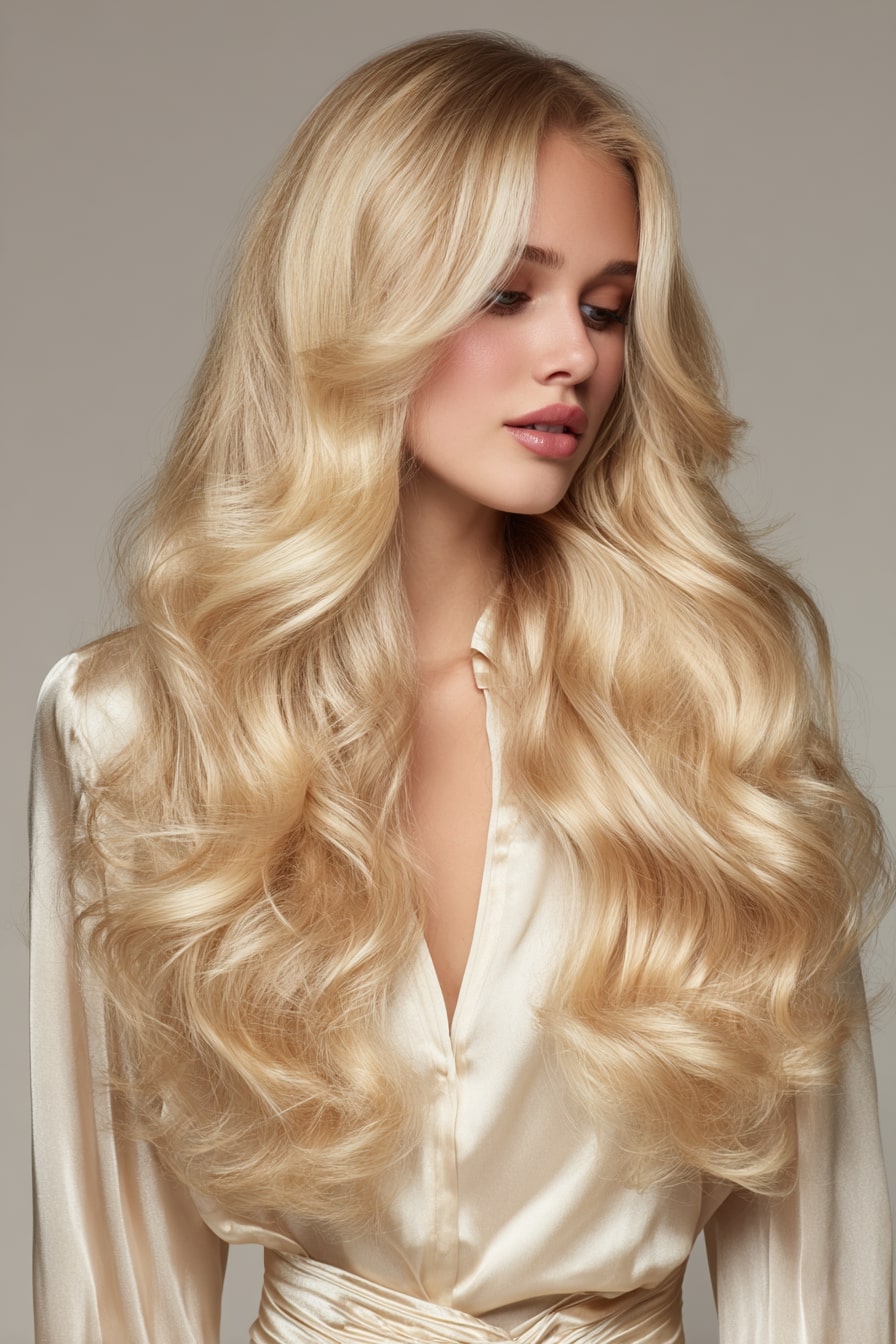 2. Velvet Cascade  Long Waves with Defined V