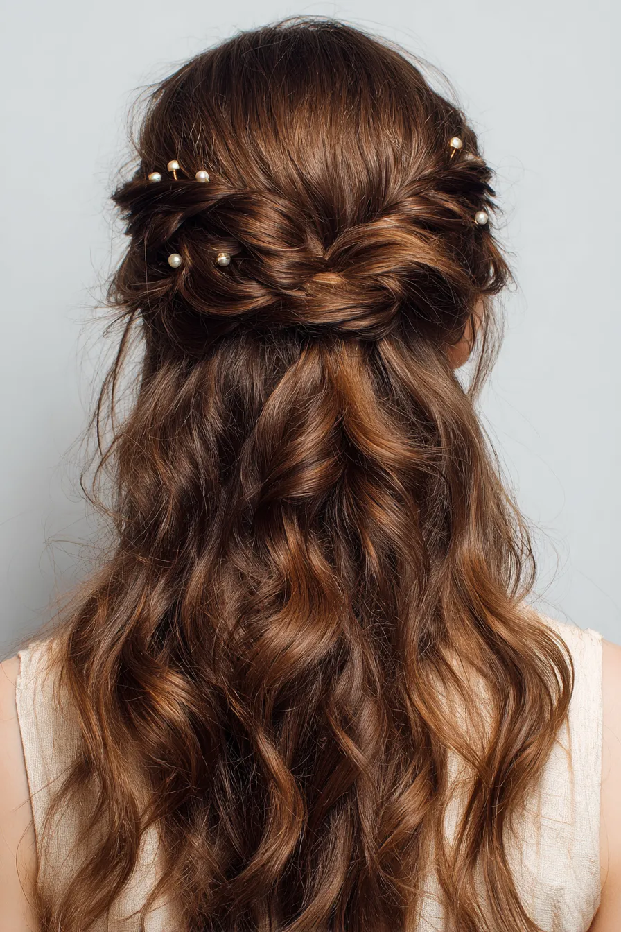 Soft Twisted Half-Up Waves