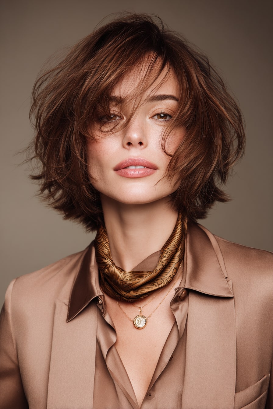 The Textured Blunt Midi