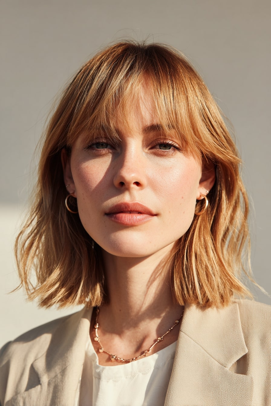 The Soft Modern Fringe Blunt